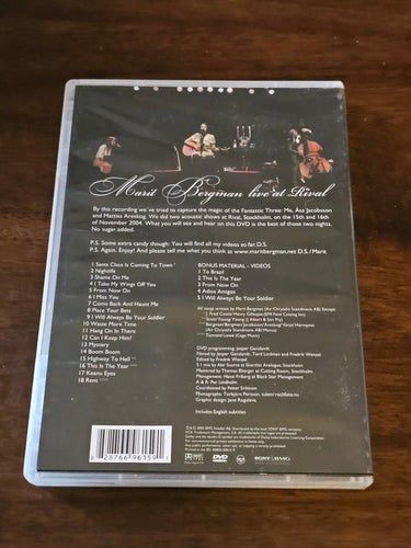 Marit Bergman - Live At Rival DVD