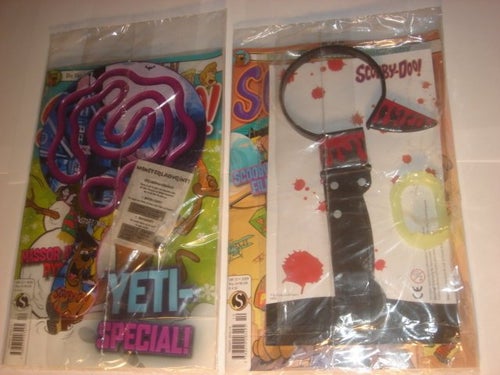 2 st SCOOBY DOO I ORIGINAL PLAST m leksak 2009 Nr 10 - 11