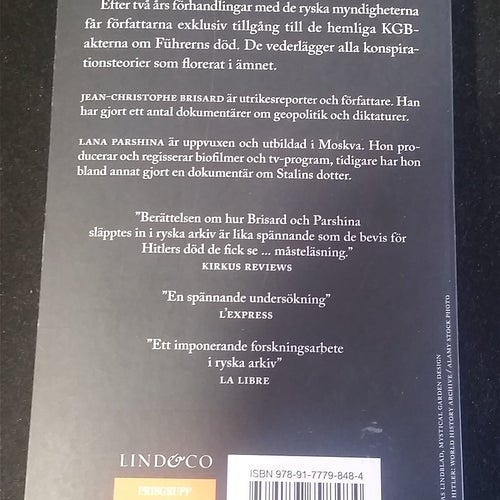 Sanningen om Hitlers död av Jean-Christophe Brisard & Lana Parshina, pocket