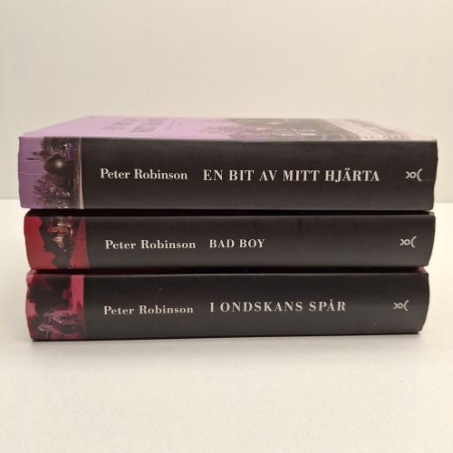 Peter Robins x3 Bokpaket - hårdpärm - Se bilder för titlar