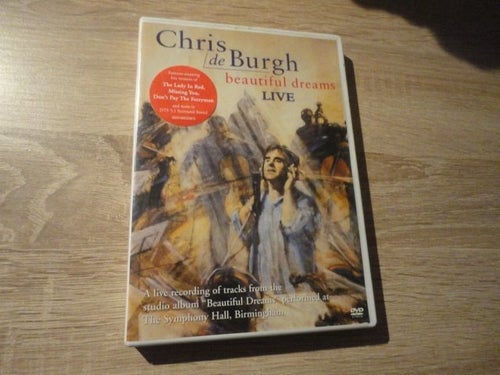 CHRIS DE BURGH --BEAUTIFUL DREAM S --LIVE ( OBS!! DVD)