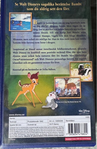 Bambi Specialutgåva VHS