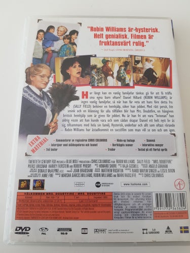 Välkommen Mrs. Doubtfire (DVD) SVENSK TEXT