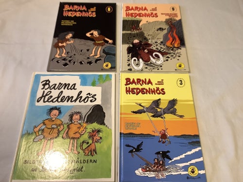 4 x Barna Hedenhös av Bertil Almqvist