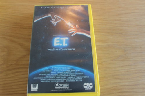 VHS-film: E.T. - Esselte Video