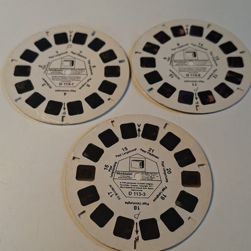 View-Master Pippi Långstrump D 113-1, D 113-2, D 113-3
