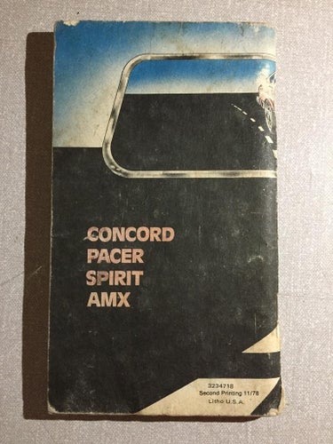 1979 AMC Owner's Manual