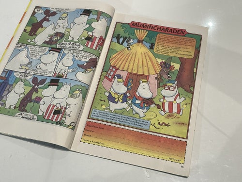 Mumin nr 4 1997 - serietidning pyssel vintage comic 90s