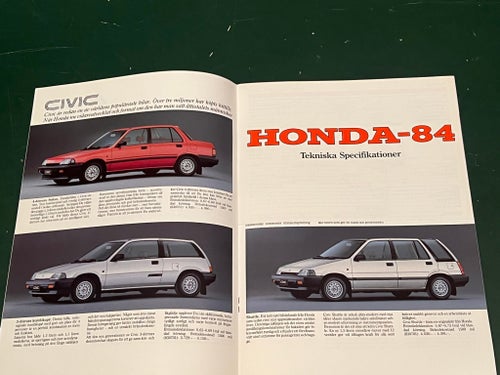 Honda-84: Tekniska Specifikationer