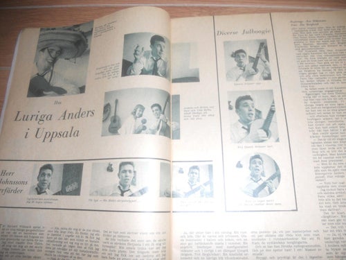 Damernas Värld nr1 1957 Gott Nytt År, Marianne Bengtsson omslag, Owe Thörnqvist