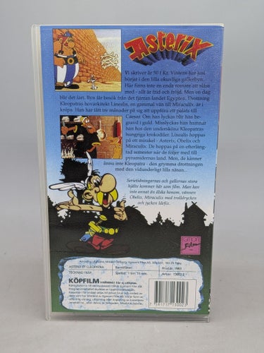 Asterix och Kleopatra - Svenskt tal - VHS