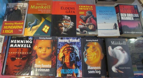 11 böcker av Henning Mankell