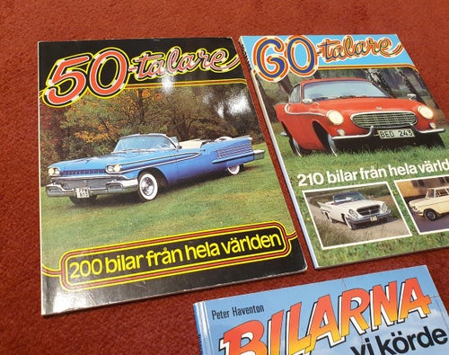 3 tjockare tidningar från 80 talet! 50-talare, 60-talare och Bilarna vi körde