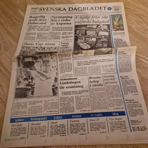 Svenska Dagbladet 10 december 1984