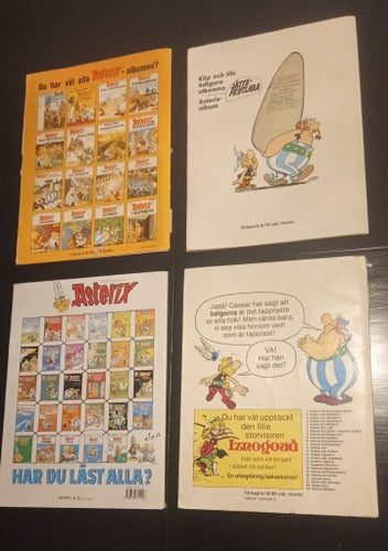 Asterix-album (nr 10, 13, 17, 24)