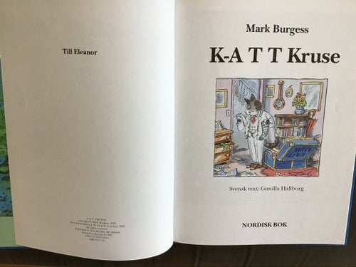 K-A T T Kruse av Mark Burgess, 1991
