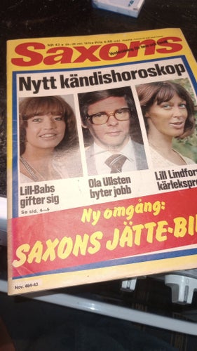 Saxons tidning från 1978