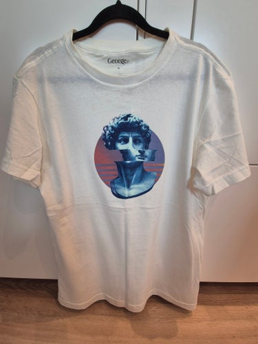 George. vit t-shirt, storlek G