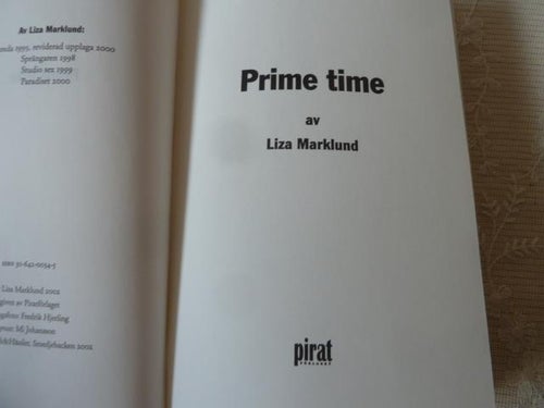 PRIME TIME, L. MARKLUND, 2002,  BÖCKER