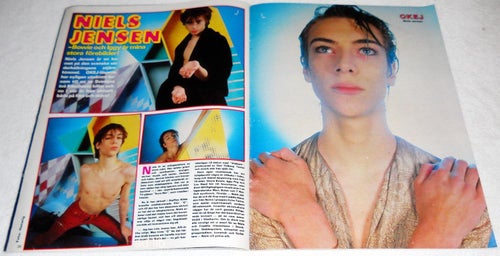 NIELS JENSEN (G) / STALLONE - FIRST BLOOD, TIDNINGSARTIKLAR PRESSKLIPP 1983
