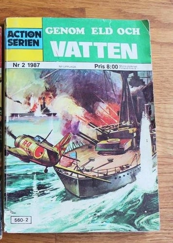 Action Serien 1987 NR 2 Genom eld och vatten