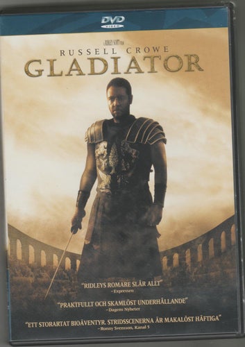 DVD - GLADIATOR - MED RUSSELL CROWE