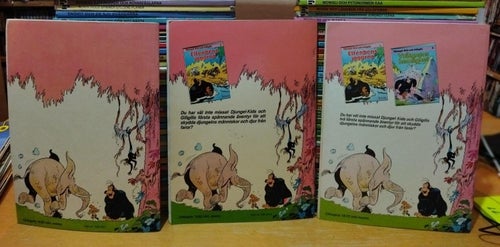 Djungel-Kid och Giligili Elfenbensjägarna, Vulkanens hemlighet, Panik i djungeln
