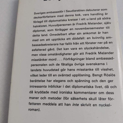 Det ljuva liket eller Corpse diplomatique av Rösiö, Bengt