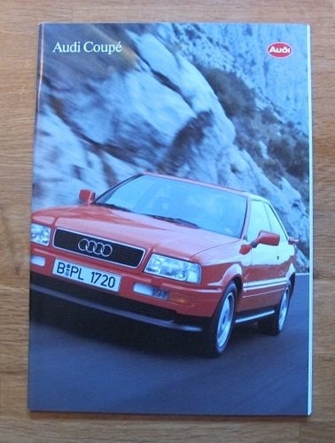 Broschyr - Audi Coupé