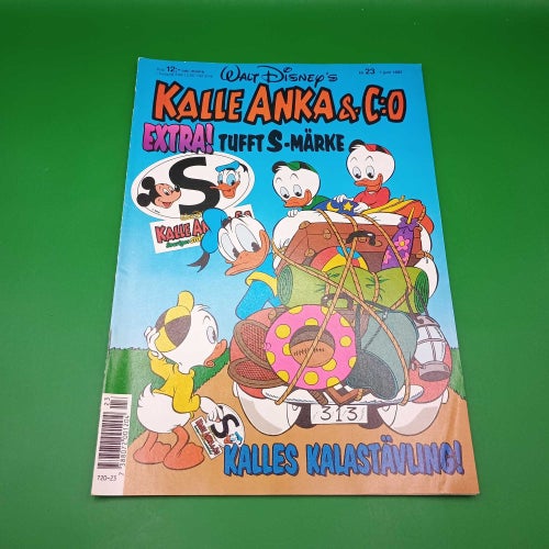 Kalle Anka & co - 1992 nr 23 - Bilaga: Stort S-Klistermärke