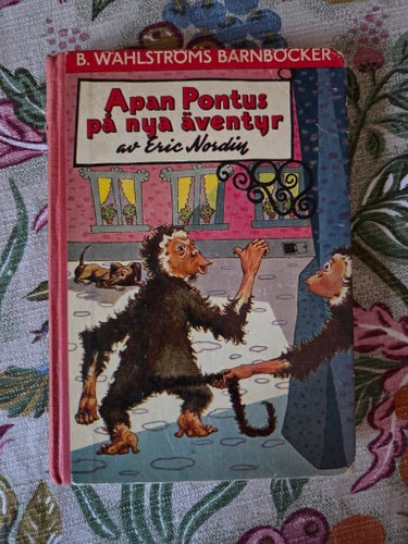 Retrobok: Apan Pontus på nya äventyr, Eric Nordin (1958).