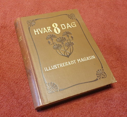 HVAR 8 DAG Illustreradt Magasin, Nittonde Årgången, år 1917, 52 utgåvor