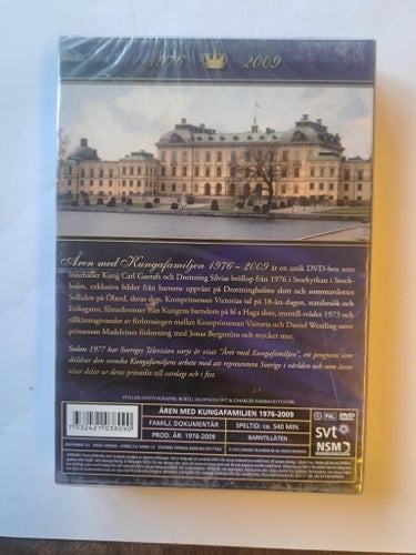 Åren med Kungafamiljen 1976-2009 Ny & Inplastad.