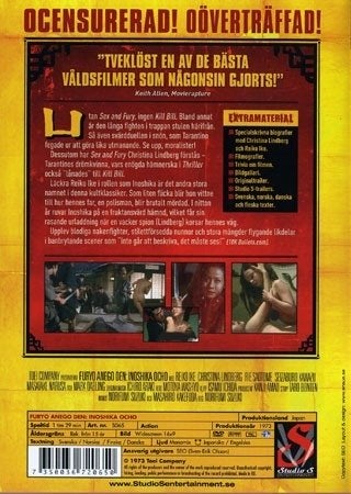 Sex And Fury (1973) Norifumi Suzuki med Reiko Ike och Christina Lindberg.