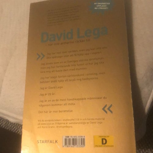 David Lega - när inte armarna räcker till av Petter Karlsson
