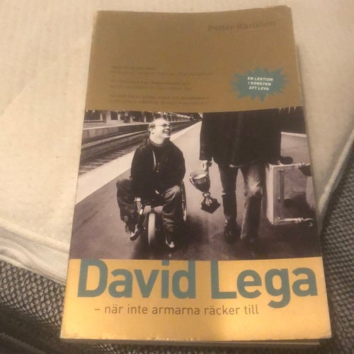 David Lega - när inte armarna räcker till av Petter Karlsson