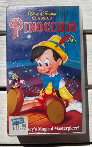 Pinocchio VHS - Walt Disney Classics Eng