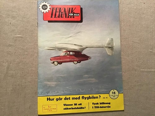 TEKNIK FÖR ALLA NR 16 1957 TYSK BILKUNG BORGWARD,KRAFTVERK,FLYGBÅT,APOLLO SIERRA