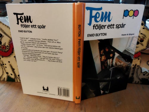 Fem följer ett spår - Enid Blyton, Very Fine plus