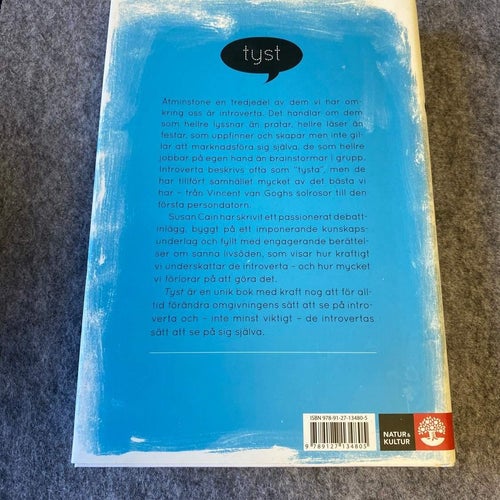 Susan Cain -Tyst De introvertas betydelse i ett samhälle där alla hörs och syns