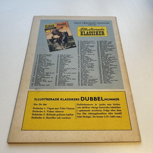 Illustrerade Klassiker nr 134 (1a upplaga), samlarex! FN+