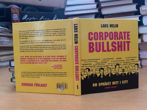 Corporate Bullshit, Om språket mitt i city av Lars Melin, Jens Andersson, bok
