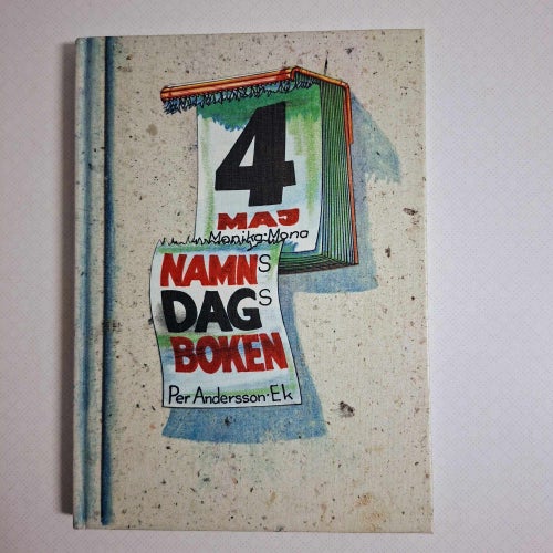 Namnsdagsboken - Över 400 namn betydelse ursprung historia kalender bok NYSKICK