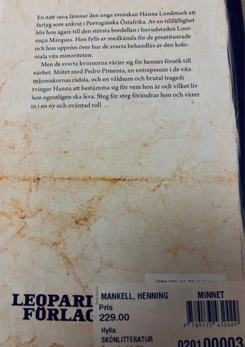 Minnet av en smutsig ängel av Henning Mankell