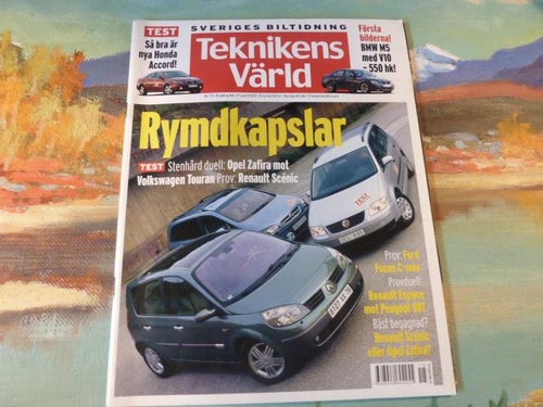 TEKNIKENS VÄRLD, 17/7 2003, NR 15, TIDNING, ALLT OM BILEN