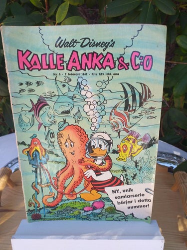 Kalle Anka & Co 1967 nr 5 serietidning Samlarobjekt VINTAGE 60-tal