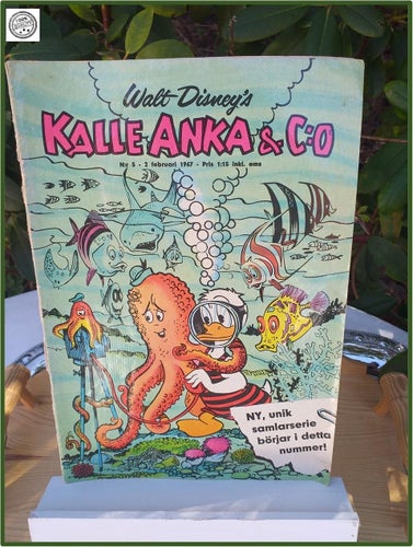 Kalle Anka & Co 1967 nr 5 serietidning Samlarobjekt VINTAGE 60-tal