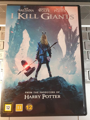 I Kill Giants (2017) -DVD- Zoë Zoe Saldana, Madison Wolfe - VG+