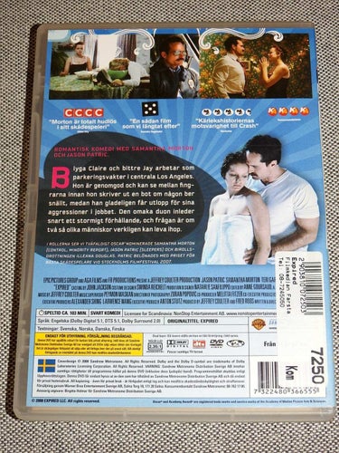 Expired DVD (Samantha Morton, Jason Patric, Teri Garr, Illeana Douglas)