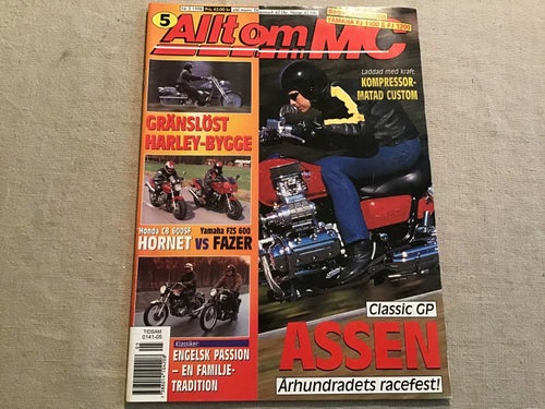 ALLT OM MC NR 5 1998 MCK DALTONS,HONDA CB 600,YAMAHA FZS 600,DUCATI 900SS,